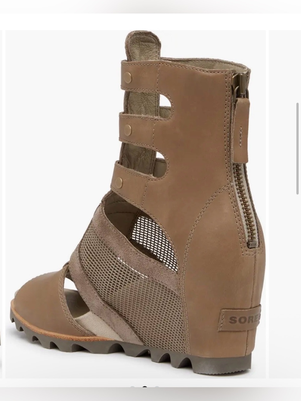 SOREL Joanie Gladiator Wedge Sandals Size Us 10 - Picture 9 of 14